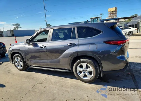 2023 Toyota Highlander L from USA, damaged, VIN 5TDKDRAH3PS506001